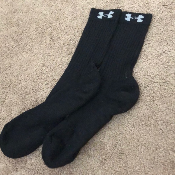 Black Adult Under Armour Socks - Picture 1 of 1